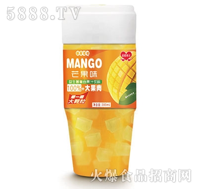 戀愛果實益生菌芒果果粒果汁380ml