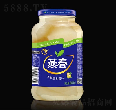 燕春雪梨罐頭680g
