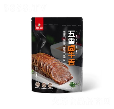 恒都五香鹵牛舌100克