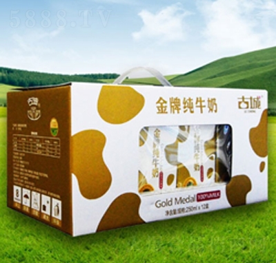 古城金牌純牛奶