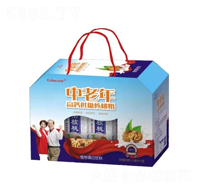 豐和高鈣低糖核桃奶植物蛋白飲料250mlX12盒