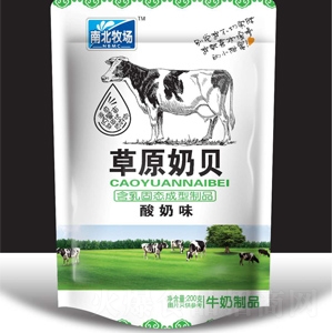 南北牧場草原奶貝酸奶味200克