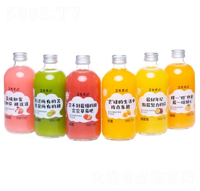 盈太果園復(fù)合乳酸菌果汁飲品系列6瓶裝