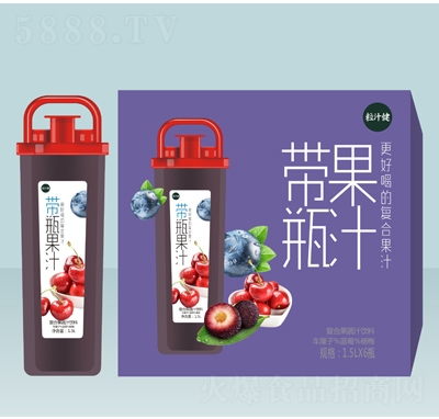 ��֭����ƿ��֭�ͺϹ���֭܇�����{ݮ��÷1.5L��6ƿ