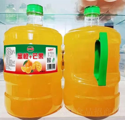 山鄉(xiāng)果園蜜桃+芒果果味飲料5L