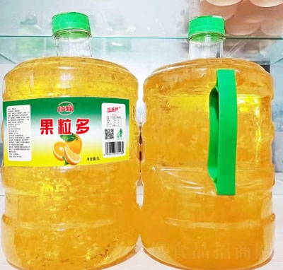 山鄉(xiāng)果園果粒多果味飲料5L