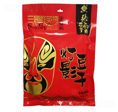 張飛燈影豆干麻辣味300克