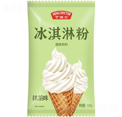 亨博士冰淇淋粉抹茶味100克