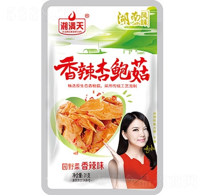 湘滿天香辣杏鮑菇園野菜香辣味31克