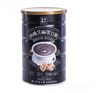 永禾磨方核桃芝麻黑豆粉600g