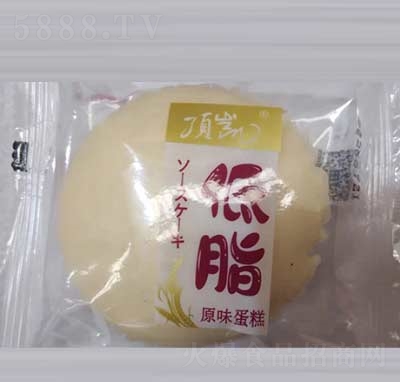 頂凱低糖原味蛋糕黃