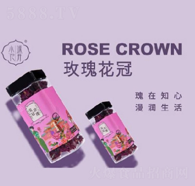 小城花開玫瑰花冠沖飲品30g