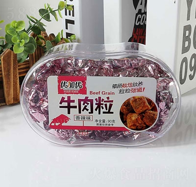 優(yōu)加優(yōu)牛肉粒(香辣味)90克