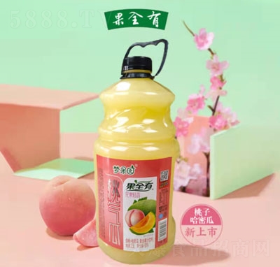 夢果園白桃+哈密瓜復(fù)合果汁飲料（瓶裝）