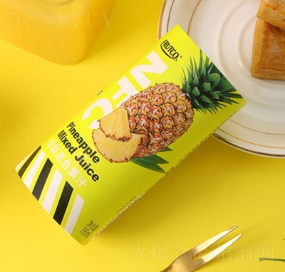 橙寶富果Frutco鮮榨NFC果汁鳳梨汁代理