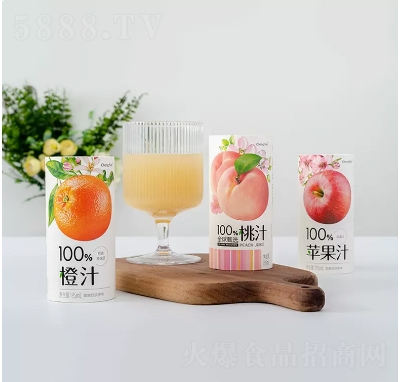 橙寶橙汁蘋果汁桃汁早餐組合果汁