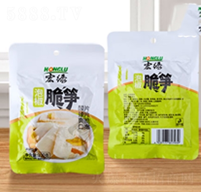 宏綠泡椒脆筍休閑小菜100克食品招商代理