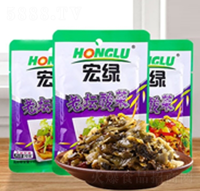 宏綠老壇酸菜休閑小菜食品招商代理