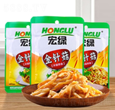 宏綠金針菇休閑小菜食品招商代理