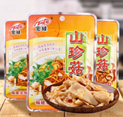 宏綠山珍菇袋裝休閑小菜食品招商代理