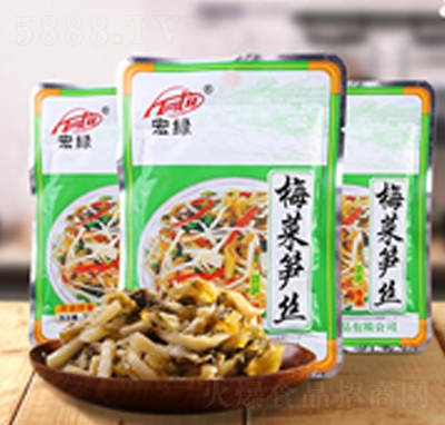 宏綠梅菜筍絲休閑小菜食品招商代理