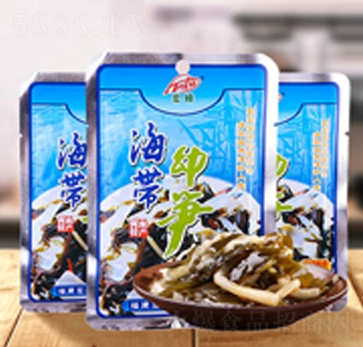 宏綠海帶幼筍袋裝休閑小菜食品招商代理