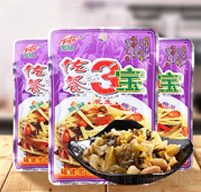 宏綠脆筍+花生+梅菜袋裝休閑小菜食品招商代理