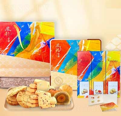 鳳禧休閑零食餅干糕點(diǎn)年貨悅繽紛禮盒