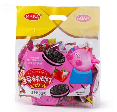 MABA�A��ɲ�ݮζ308g����͸��c�W(w��ng)�t��ʳС���k�������eʳƷ