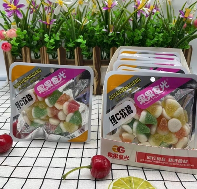 果果食光零食招商維C軟糖45克