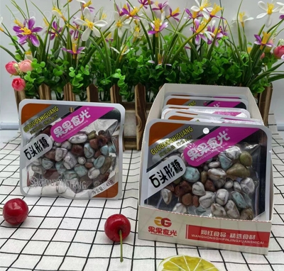 果果食光零食石頭形糖果45克