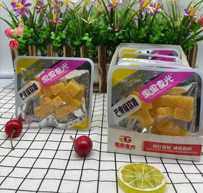 果果食光零食芒果味軟糖軟糖45克