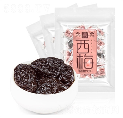 小梅屋西梅135g廣東涼果西梅制品果干果脯休閑零食