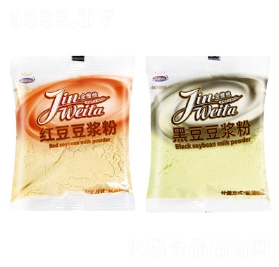 金惟他原味甜味豆?jié){粉營(yíng)養(yǎng)早餐袋裝速溶袋裝豆?jié){240g每日豆?jié){