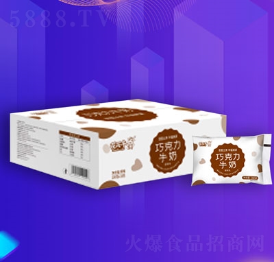 花花牛巧克力牛奶