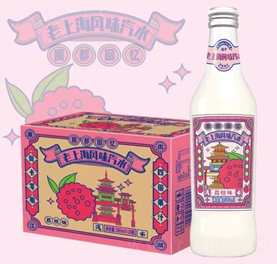 �������Ϻ��L(f��ng)ζ��ˮ��֦ζ��ˮ380mlX20ƿ̼��������̴���