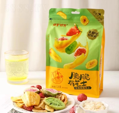 炫彩時(shí)光水果脆蘸芝士130克休閑零食招商代理