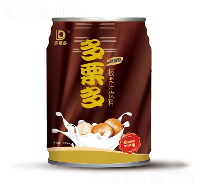 多栗多烤香型板栗汁飲料240ml夏季飲品招商代理
