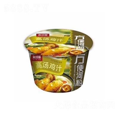 美時園高湯雞汁方便河粉方便食品代餐夜宵招商