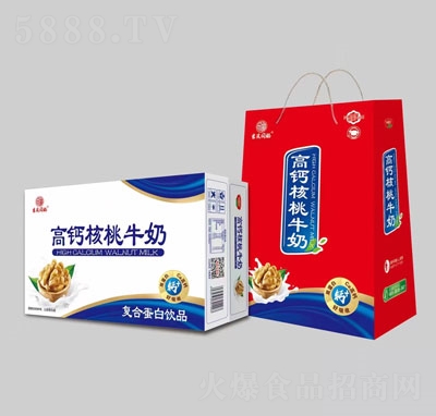 高鈣核桃牛奶復(fù)合蛋白飲品