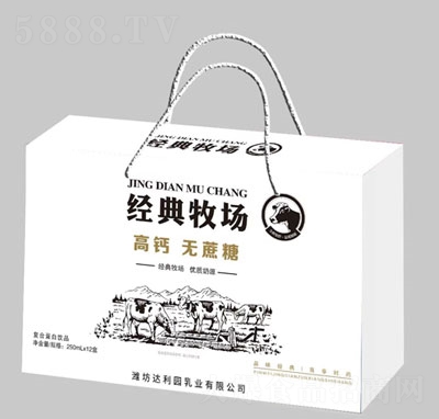 經(jīng)典牧場(chǎng)高鈣無(wú)蔗糖復(fù)合蛋白飲品250mlX12