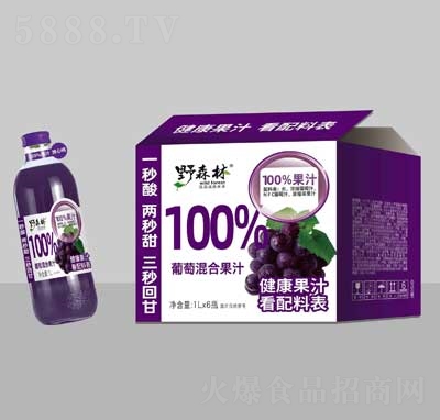 Ұɭ�ֻ�Ϲ�֭�������֭1L��6ƿ