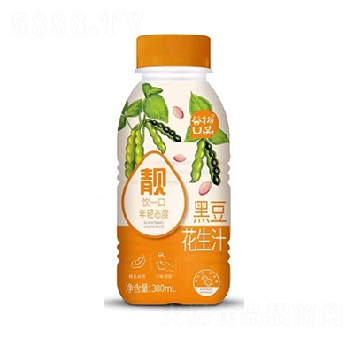 谷物U品黑豆花生汁谷物飲料300ml