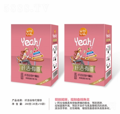 谷物U品纖活谷物代餐粉260克