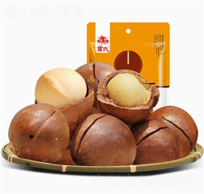 詹氏夏威夷果405g袋裝包裝奶油味堅果零食干果炒貨