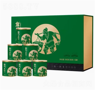 詹氏香榧子禮盒540g堅果零食大禮包長輩商務(wù)送禮禮品禮物