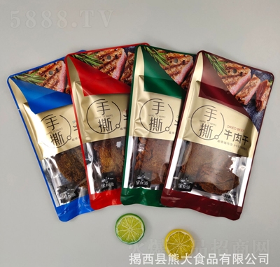 果自源52g手撕牛肉干肉脯零食