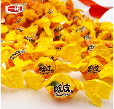 一邦陳皮糖硬糖休閑糖果食品