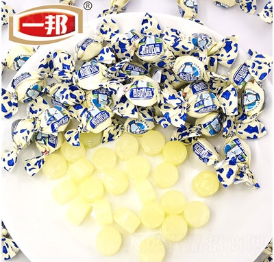 一邦喜糖酸奶味硬糖糖果招商