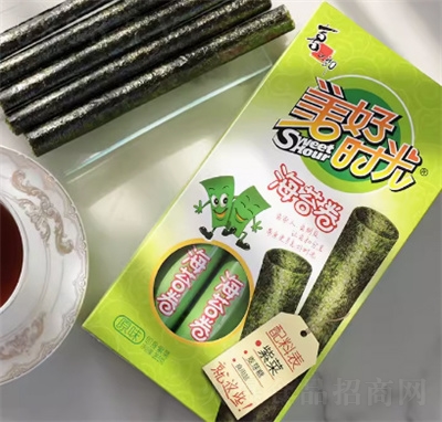 喜之郎美好時(shí)光芝麻夾心海苔卷休閑食品零食